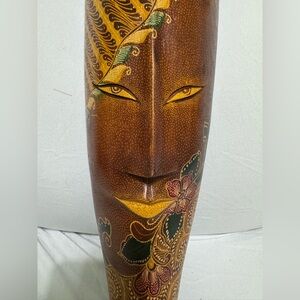 Intricate Wooden Tribal Mask